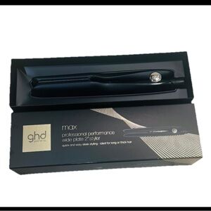 GHD MAX FLAT IRON (2 INCH PLATE) BLACK